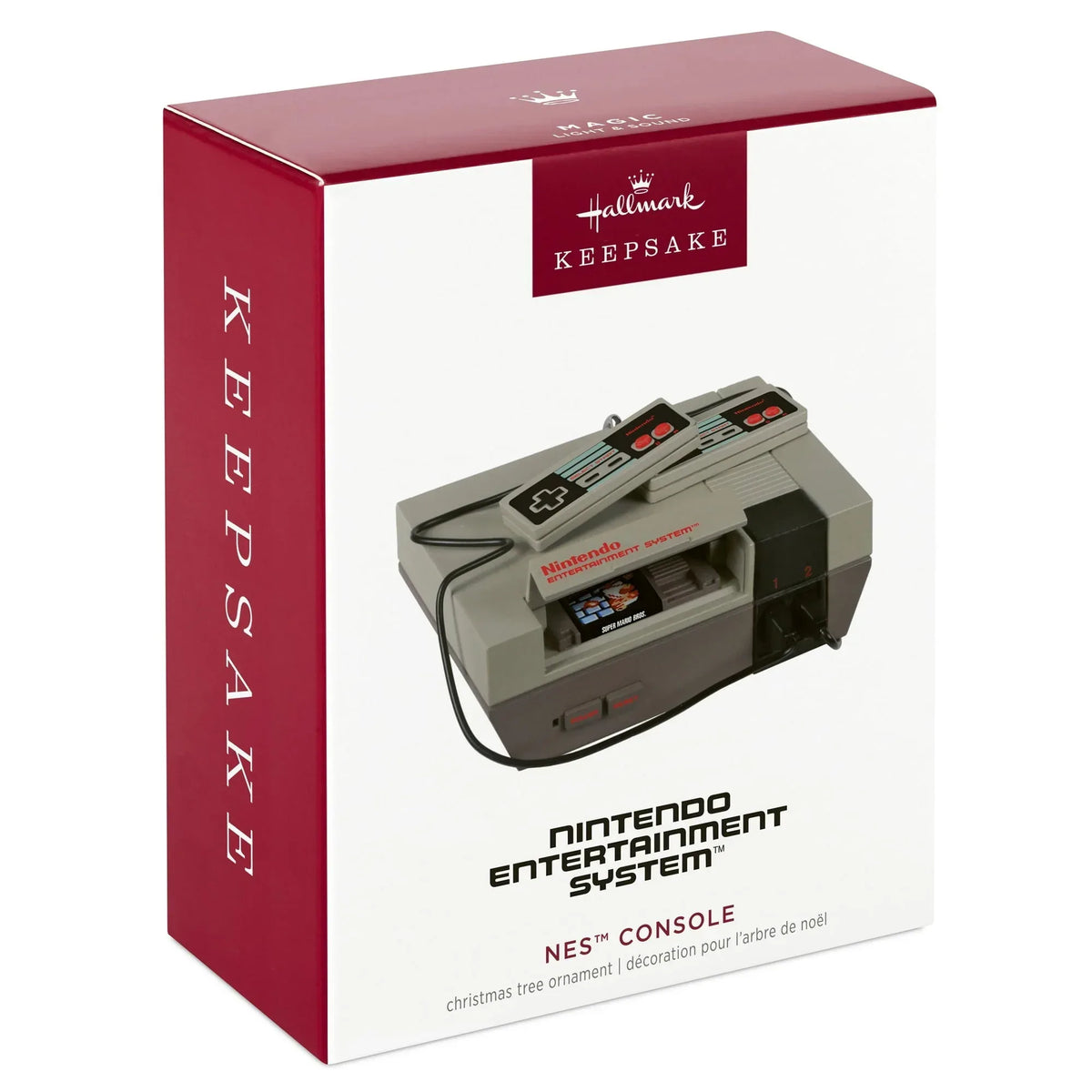 Hallmark Keepsake Christmas Ornament, Nintendo Entertainment System NES Console Ornament With Light and Sound - USA MEGA SHOP
