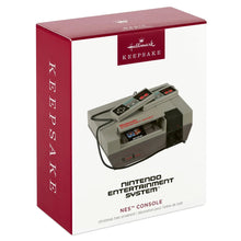 Nintendo NES console Christmas ornament with raised details and cable loop