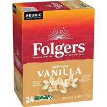 Keurig K-Cup coffee pod box for French Vanilla, 24 count, angled view