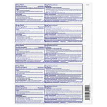Sensodyne Repair & Protect toothpaste drug facts panel on box back