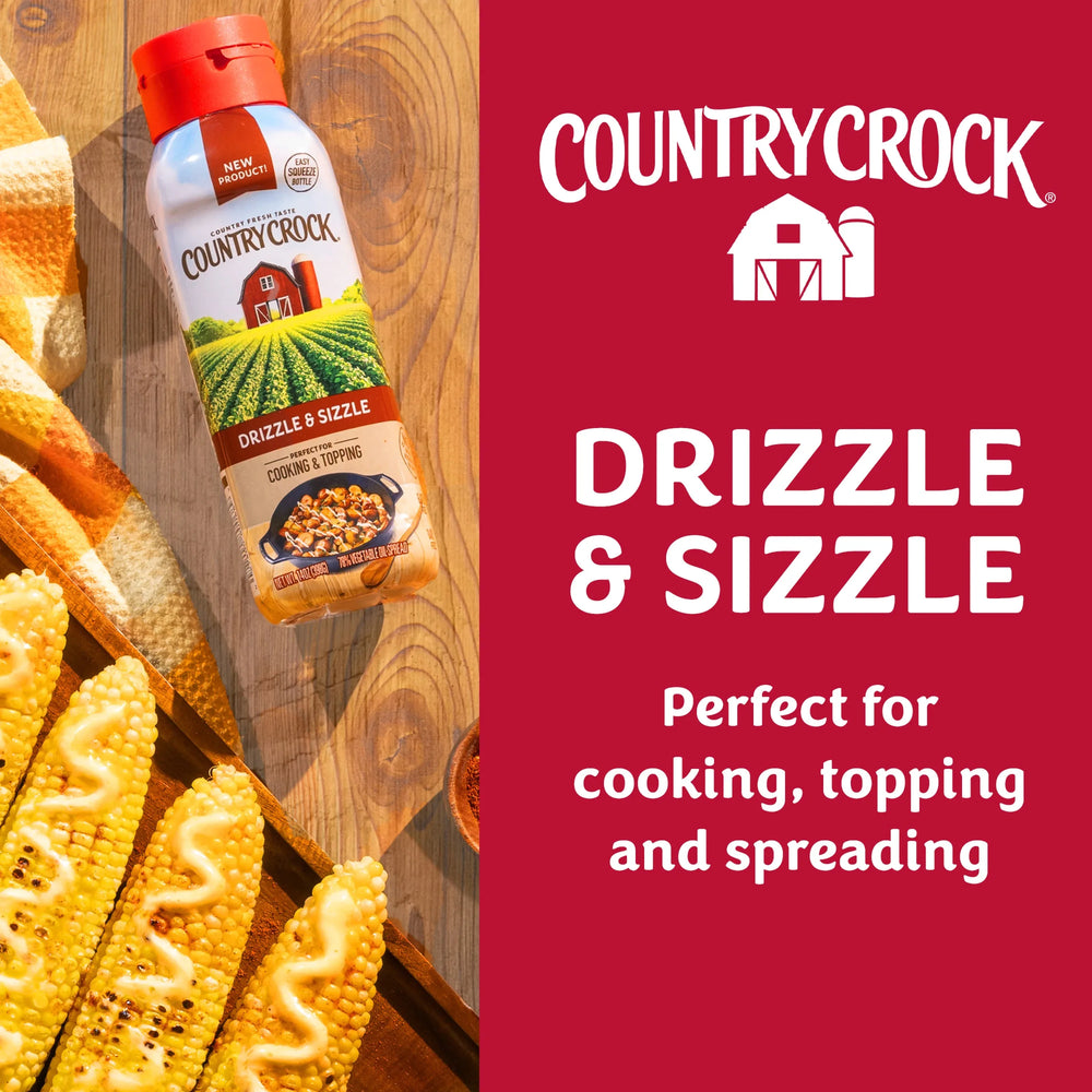 Country Crock Drizzle and Sizzle 14oz Bottle - USA MEGA SHOP