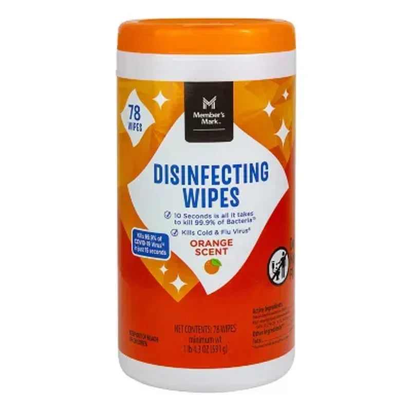 Member'S Mark Disinfecting Wipes, Variety Pack (78 Wipes/Pk., 4 Pk.)