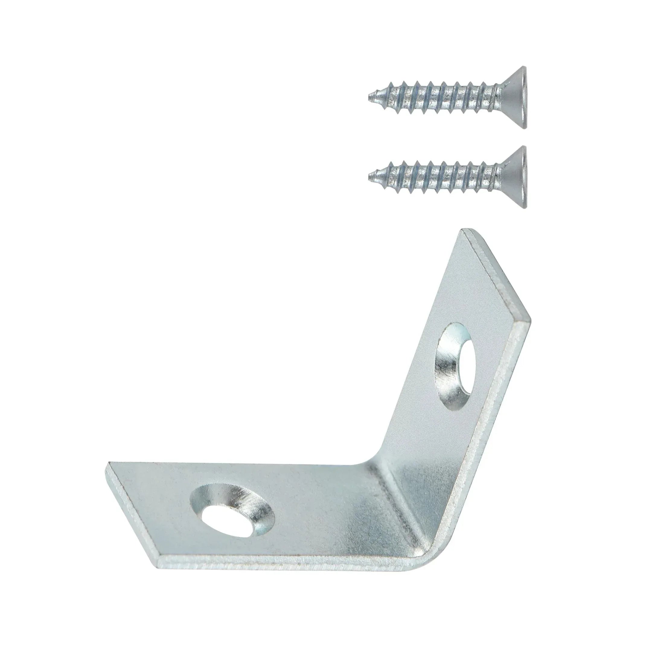Hyper Tough 3 inch. x 3 inch.Corner Brace, Steel, Zinc Plated (4 Pack)