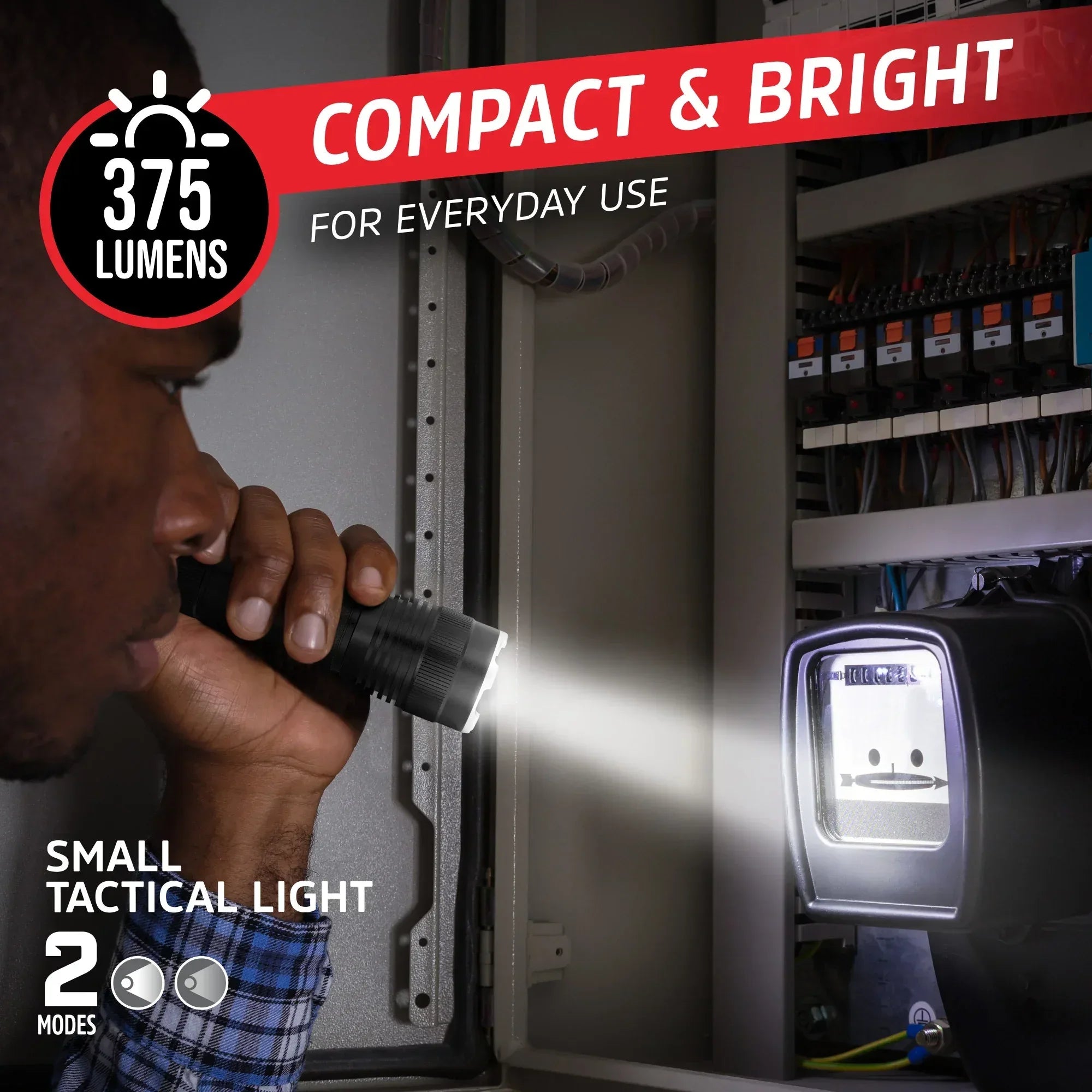 Energizer Flashlight Combo Pack, High Powered 1,000 Lumen Metal Torch Light and Bright 300 Lumen Mini Tactical EDC Flashlight, for Emergency, Camping, Running and Hunting, Batteries Included