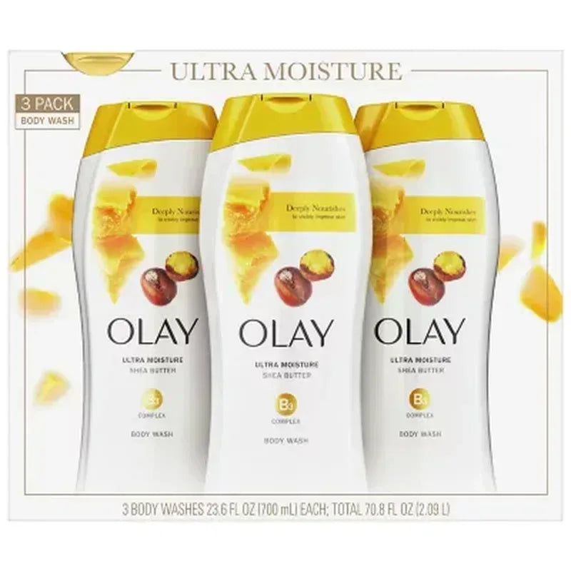 Olay Ultra Moisture Shea Butter Body Wash (23.6 Fl. Oz., 3 Pk.)