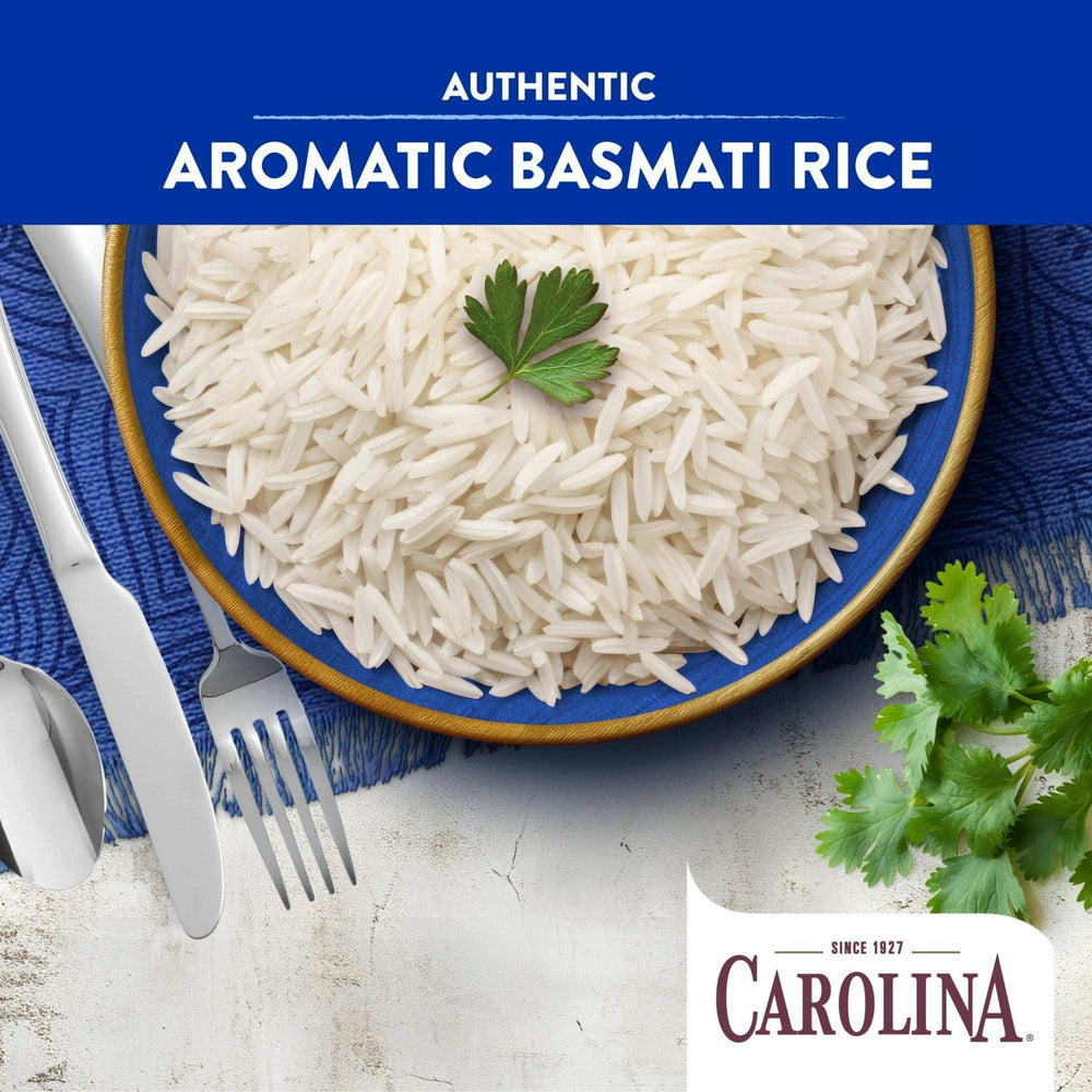 Carolina Basmati Naturally Fragrant White Rice, Long Grain, 5 lb Bag - USA MEGA SHOP
