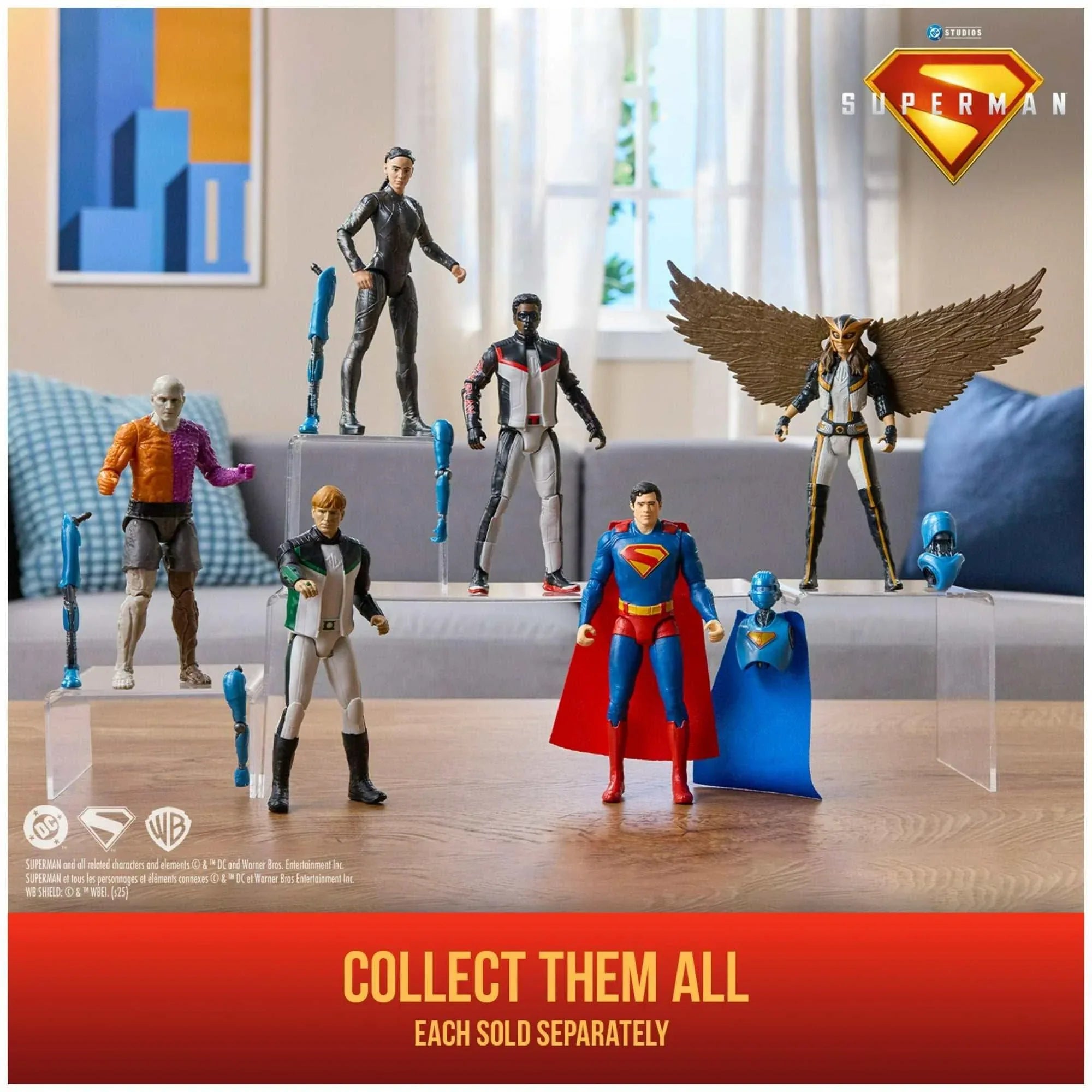 DC Comics SUPERMAN, Superman 6-inch Action Figure, for Ages 4 and up - USA MEGA SHOP