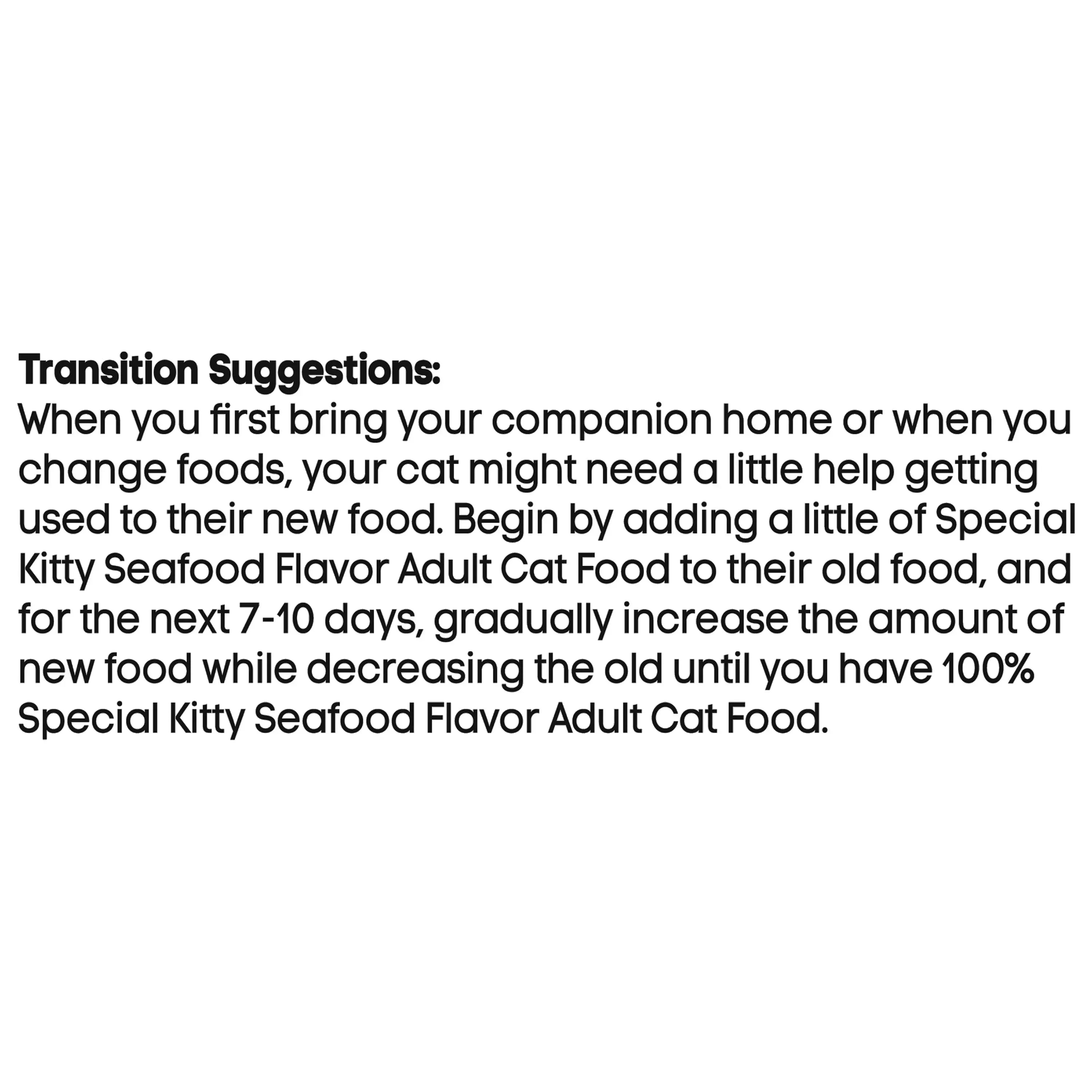 Special Kitty Gourmet Formula Seafood Blend Flavor Dry Cat Food, 3.15 lb Bag