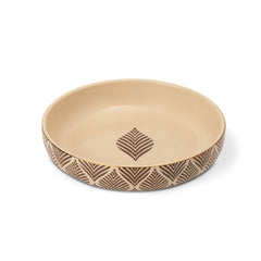 Thyme & Table 4-Pack Stoneware Low Bowls, Ocee Leaf