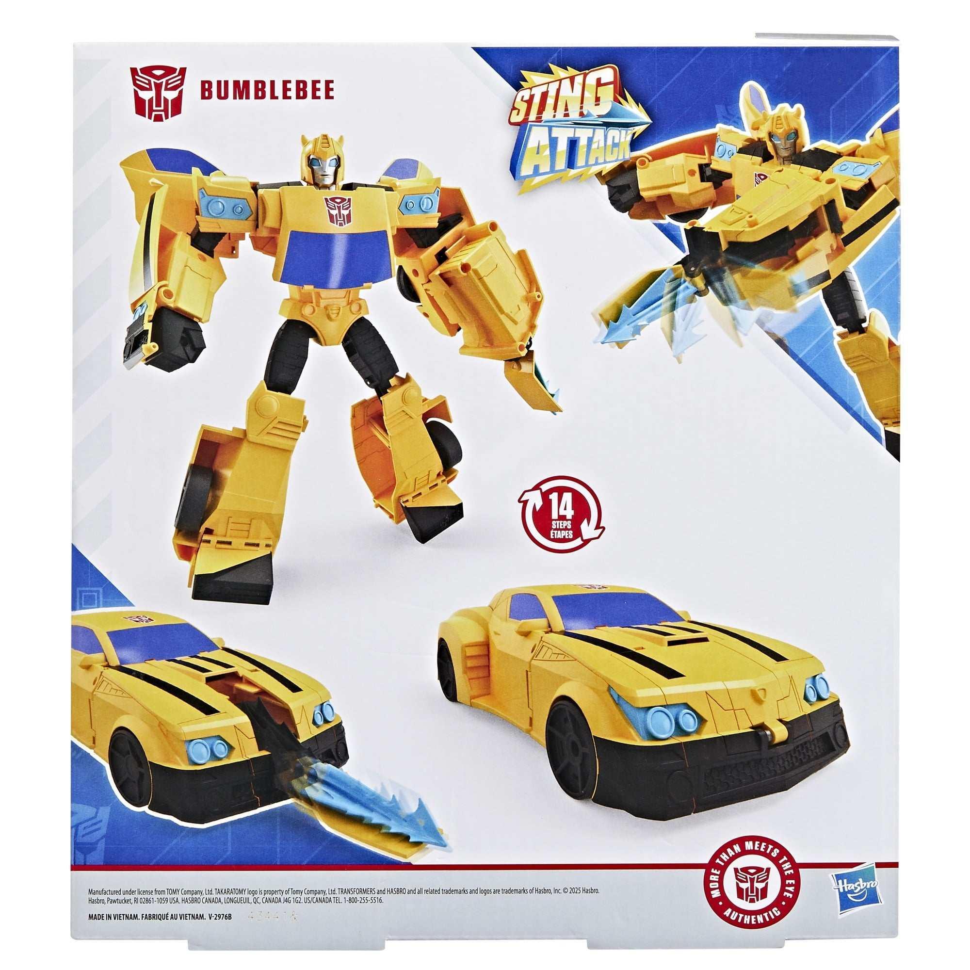 Transformers Mega Sting Bumblebee Action Figure, Stocking Stuffers for Kids - USA MEGA SHOP