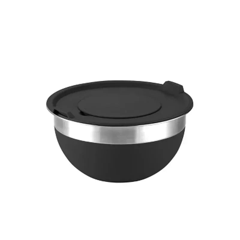 Tramontina 10-Piece Stainless Steel Mixing Bowls, Covers & Graters Included (Assorted Colors)