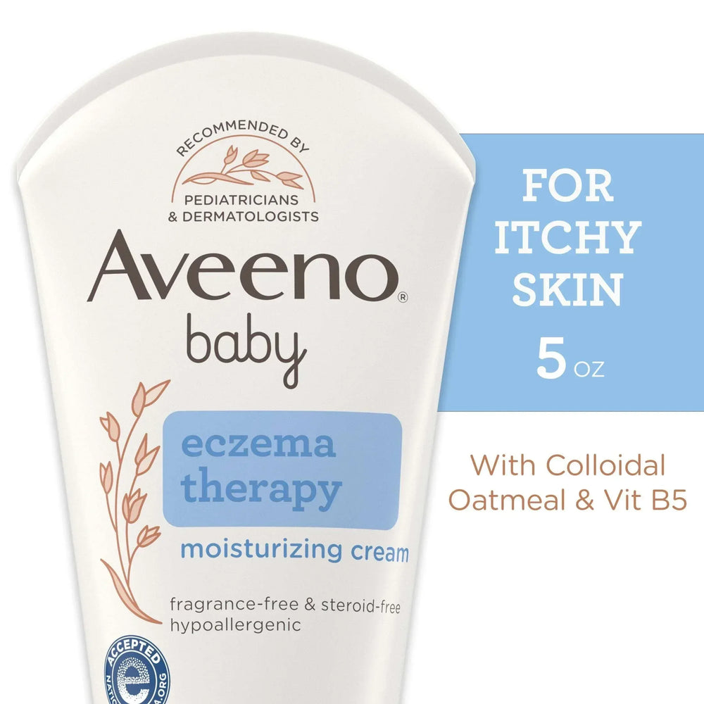 Aveeno Baby Eczema Care Kit with Baby Lotion: Wash, Cream & Nighttime Balm, 3 Items - USA MEGA SHOP