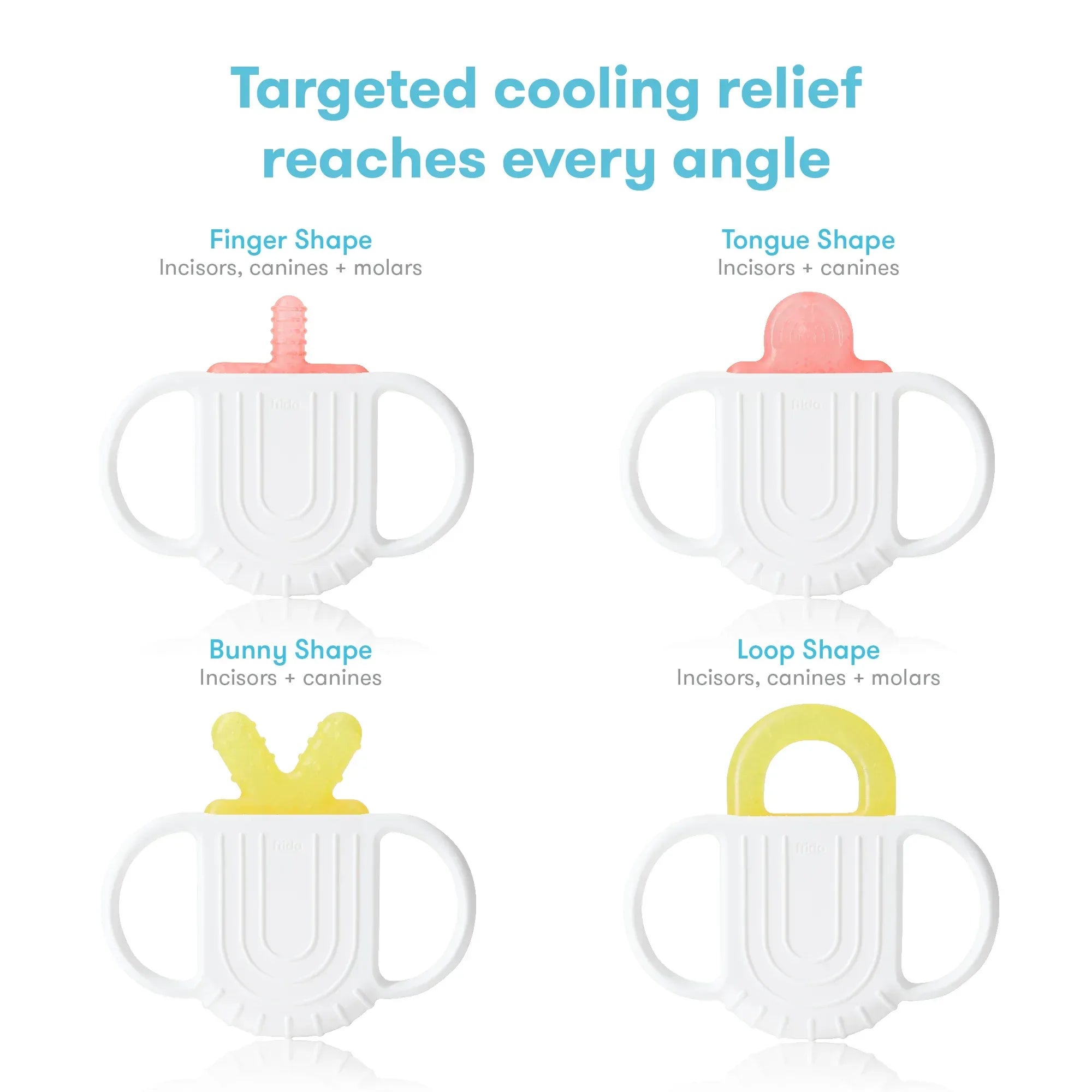 Frida Baby Not-Too-Cold-to-Hold Teether Toy for Infant Sore Gum Relief, 3 Pieces