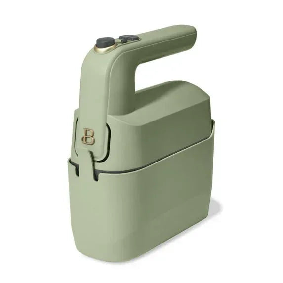 Beautiful 6-Speed Electric Hand Mixer, White Icing by Drew Barrymore