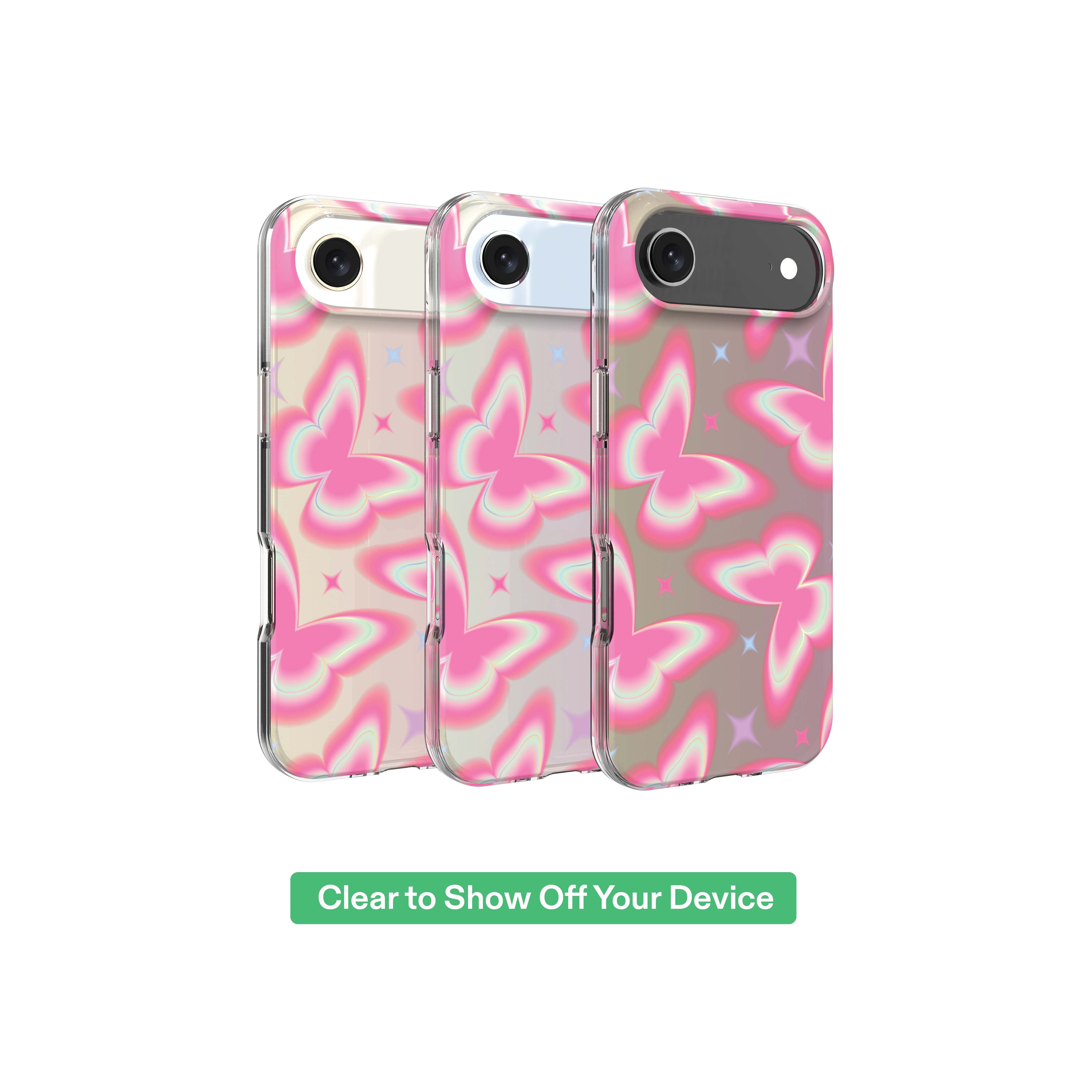 onn Retro Butterfly Phone Case for iPhone 17