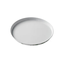 Plain round stainless steel burner cover lid with smooth top and side rim