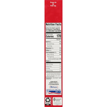 Minute white rice box back Nutrition Facts and ingredients panel