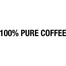 100% pure coffee text on coffee pod packaging