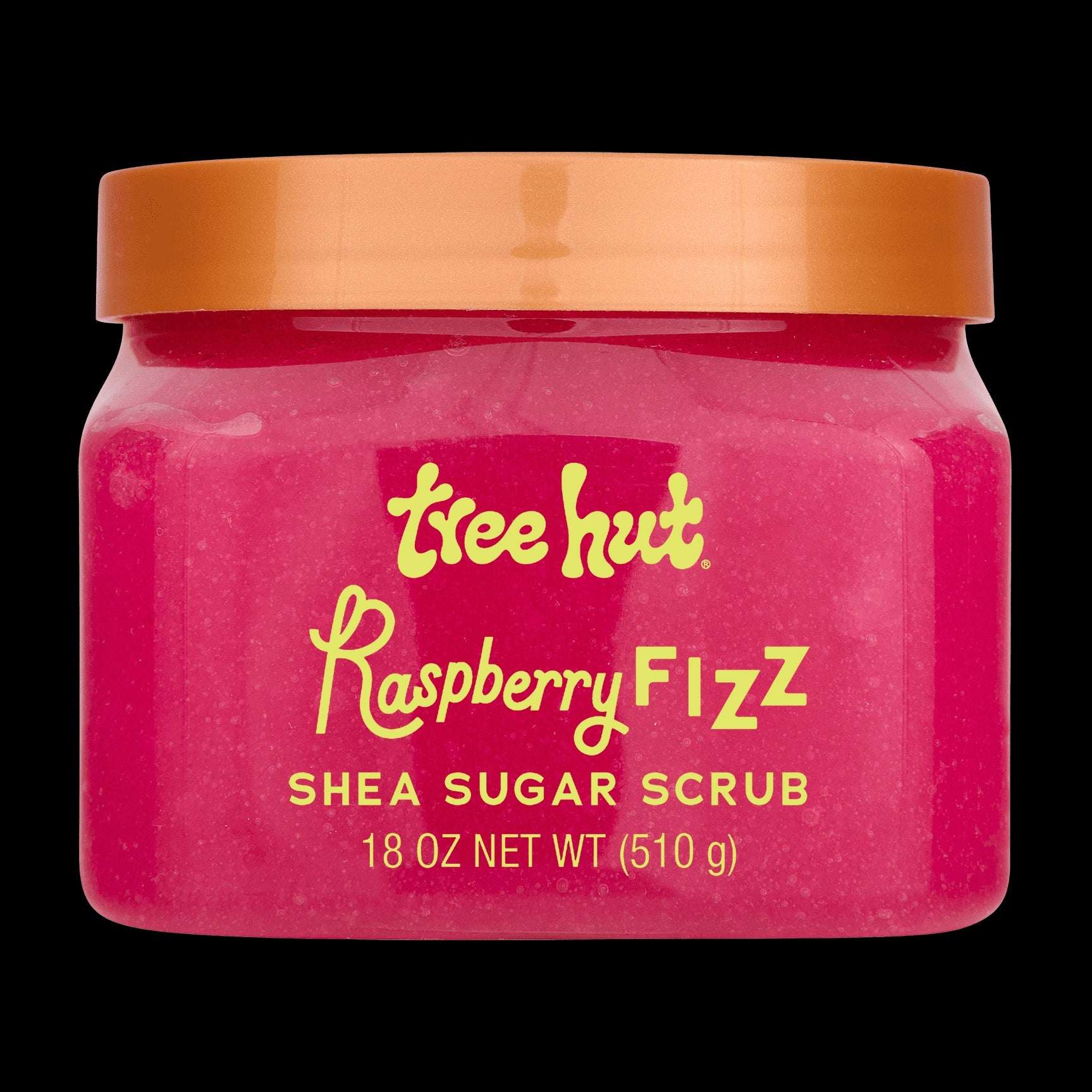 (3 pack) Tree Hut Raspberry Fizz Shea Butter Sugar Body Scrub, 18 oz