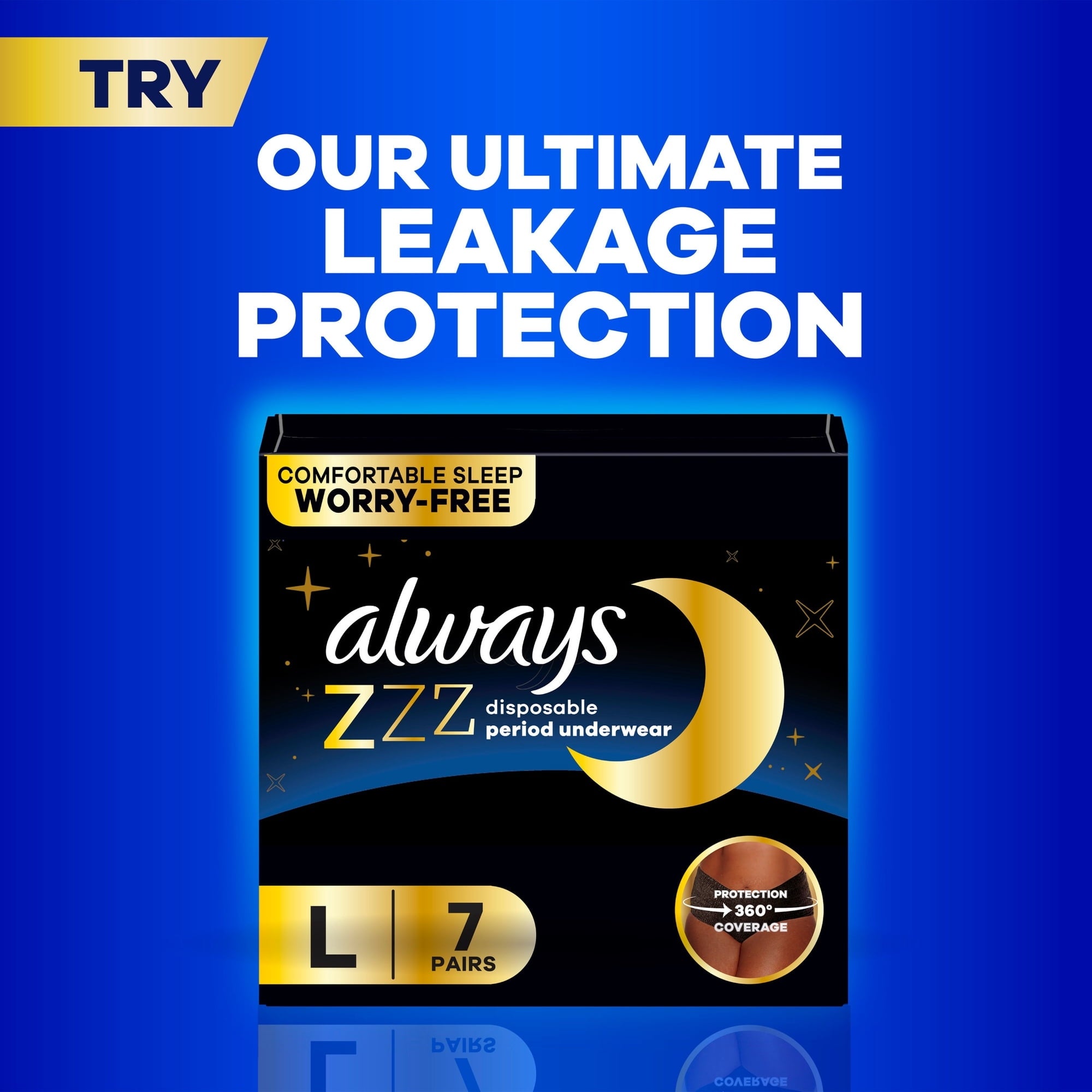 (3 pack) Always Ultra Thin Pads with Wings, Size 2, Long Super Absorbency, 58 Count