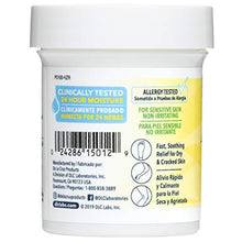 De La Cruz Arnica Salve moisturizer jar side panel with barcode and allergy-tested badge