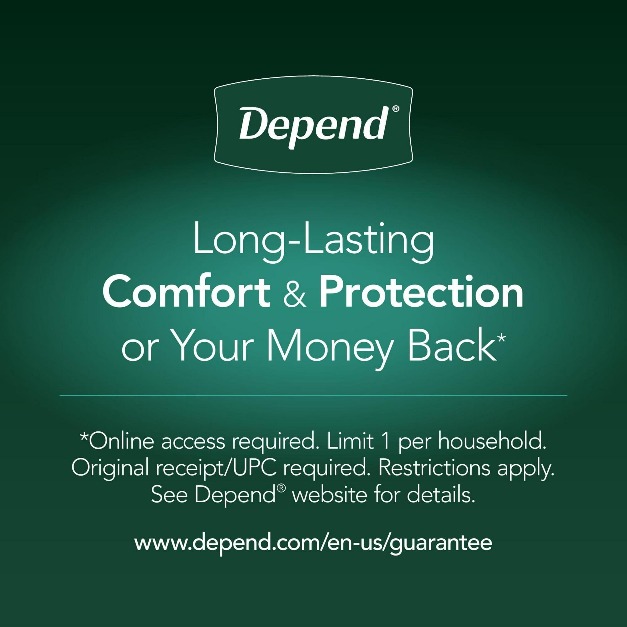 (3 pack) Depend Fresh Protection Incontinence Underwear for Women, Adult Diapers, L, 28 Count
