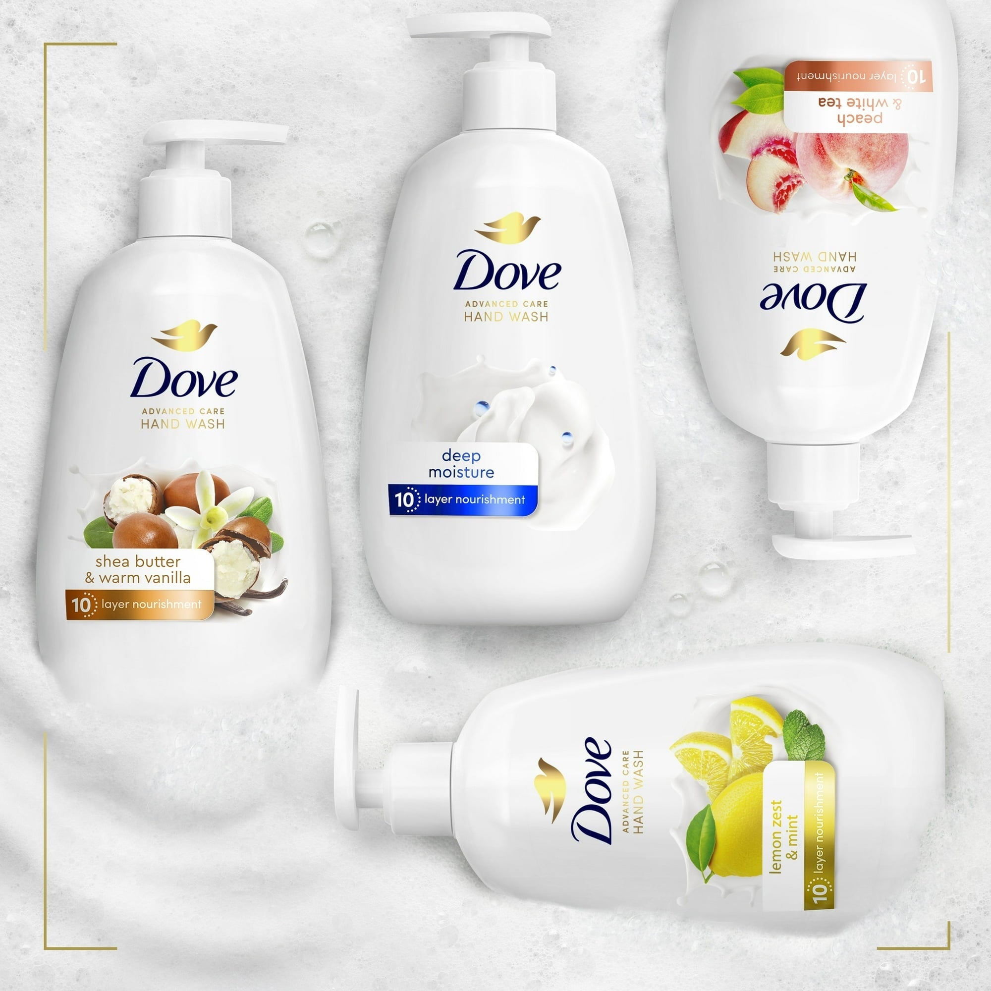 (3 pack) Dove Liquid Hand Wash Deep Moisture More Moisturizing than Leading Ordinary Hand Soap, 12 oz