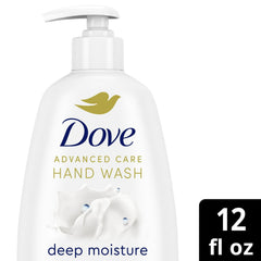 (3 pack) Dove Liquid Hand Wash Deep Moisture More Moisturizing than Leading Ordinary Hand Soap, 12 oz