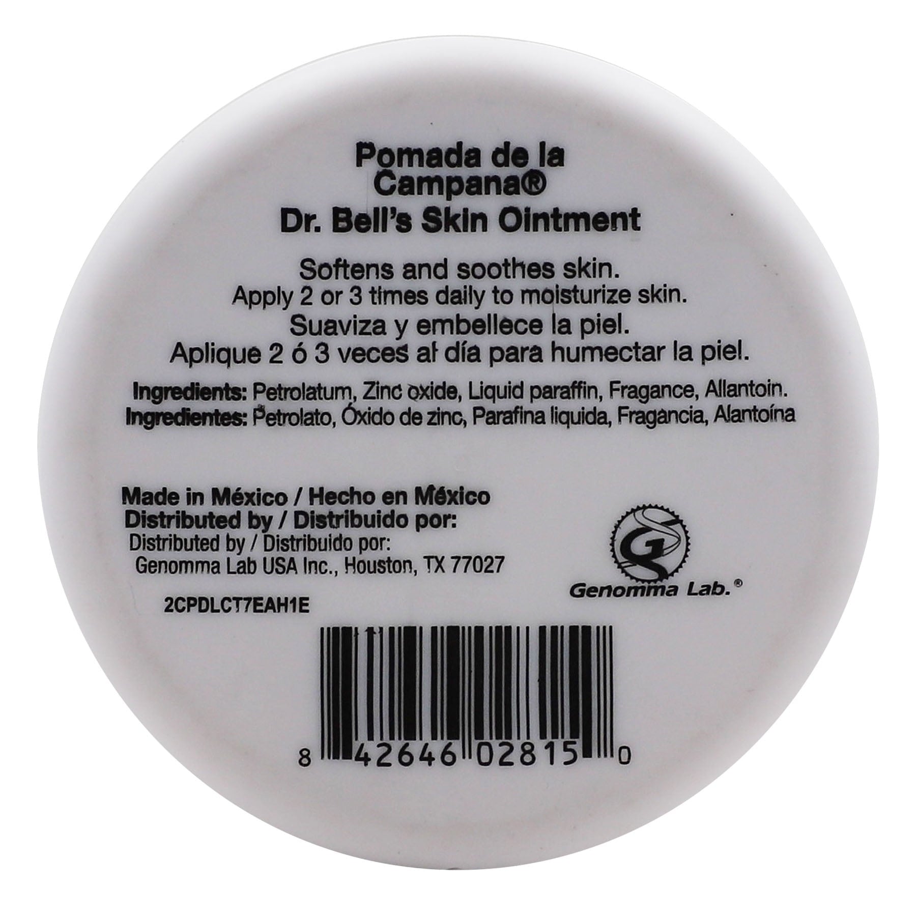 (3 pack) Dr. Bell"s Pomade, Pomada De La Campana for Dry Skin and Melasma 2.6 oz Jar