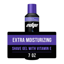 Extra moisturizing shave gel with Vitamin E, 7 oz bottle, purple cap