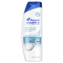 Head & Shoulders Deep Scalp Hydration dandruff shampoo bottle, back label view