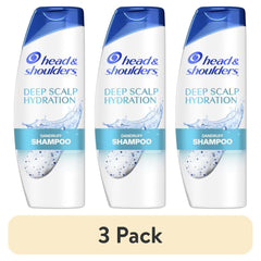 (3 pack) Head and Shoulders Dandruff Shampoo, Deep Scalp Cleanse, 12.5 oz
