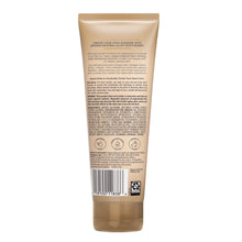 Back of tanning moisturizer tube with ingredients and barcode