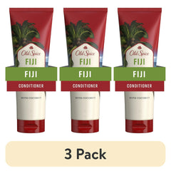 (3 pack) Old Spice Fiji Moisturizing Conditioner with Coconut for Men, for All Hair Types, 8 fl oz
