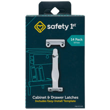 Safety 1st cabinet & drawer latches 14 pack, white