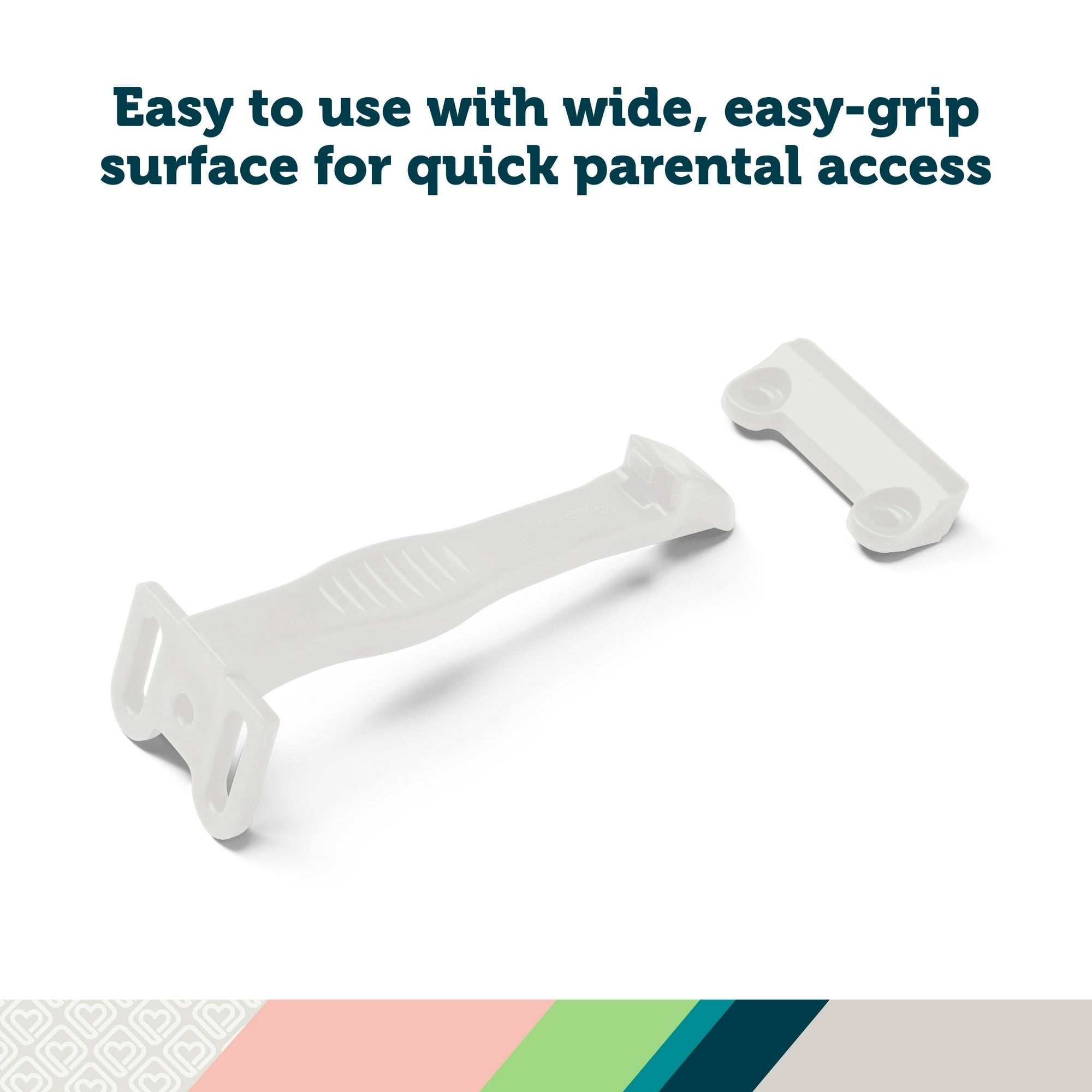 (3 pack) Safety 1st Cabinet & Drawer Latch (14pk), White, Toddler