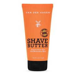 (3 pack) Van der Hagen Shave Butter Beard Shaving Cream, for All Skin Types, formulated with Natural Oils, 6 oz (Men)