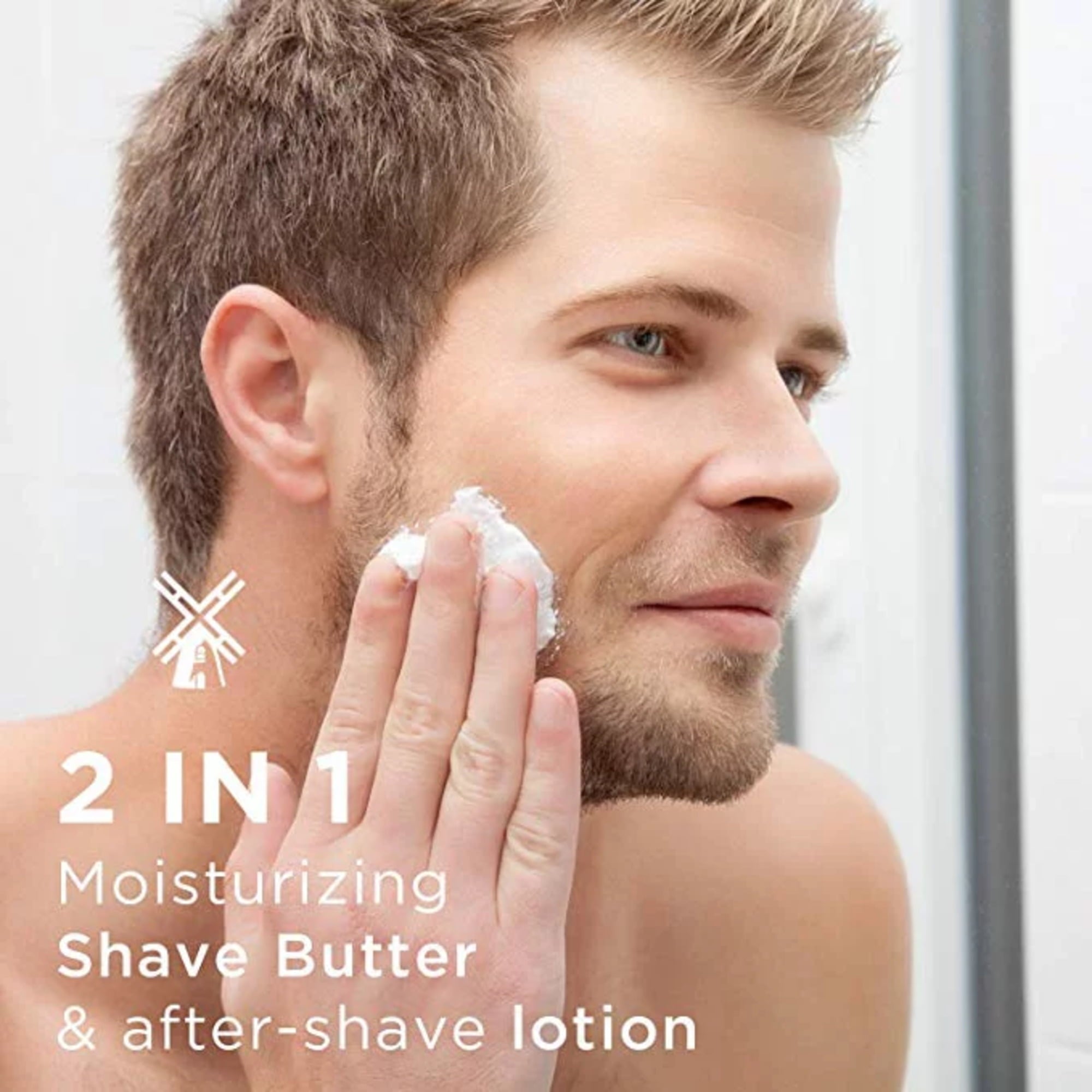 (3 pack) Van der Hagen Shave Butter Beard Shaving Cream, for All Skin Types, formulated with Natural Oils, 6 oz (Men)