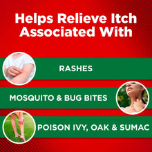 Cortizone-10 anti-itch cream panel for rashes, mosquito bites, and poison ivy