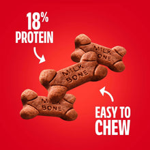 Bone-shaped brown soft & chewy dog treats