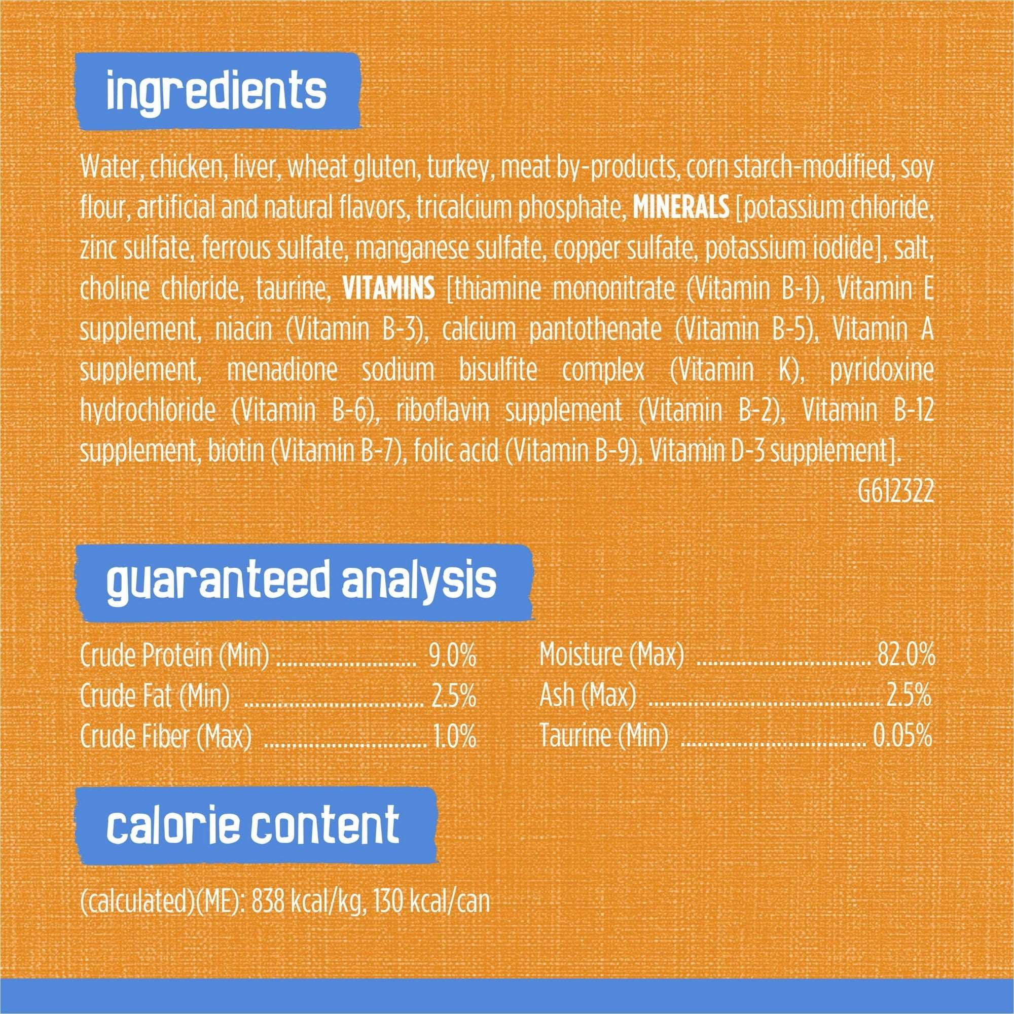 Purina Friskies Shreds, Chicken in Gravy, Wet Cat Food, 5.5 oz Can
