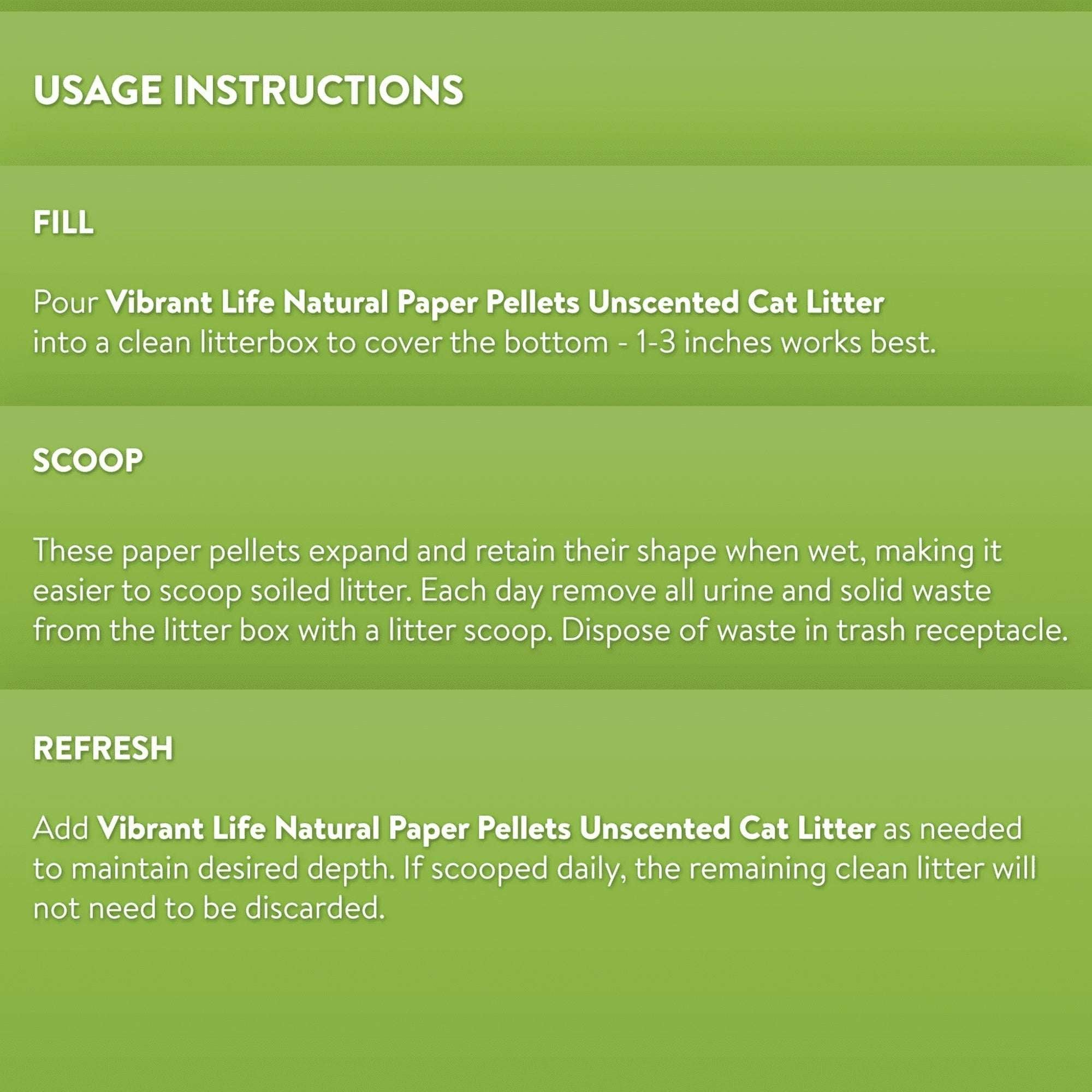 Vibrant Life Mini Crystal Cat Litter, Unscented, 8 lb Bag