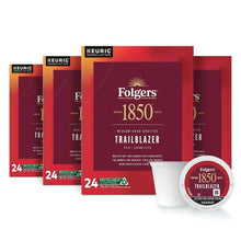 Set of Keurig K-Cup boxes and cups for Folgers 1850 Trailblazer, 24 count
