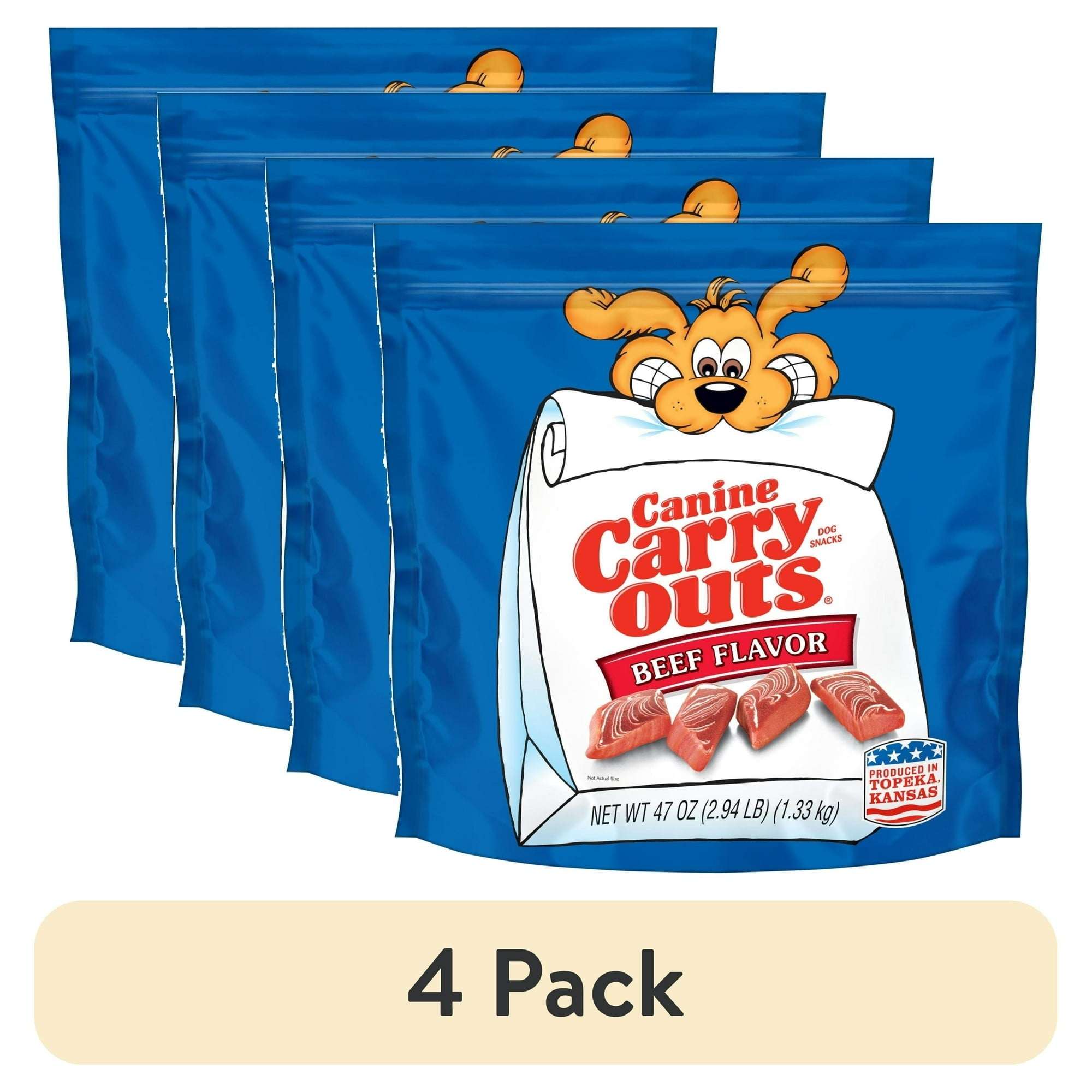 Canine Carry Outs Beef Flavor Dog Treats