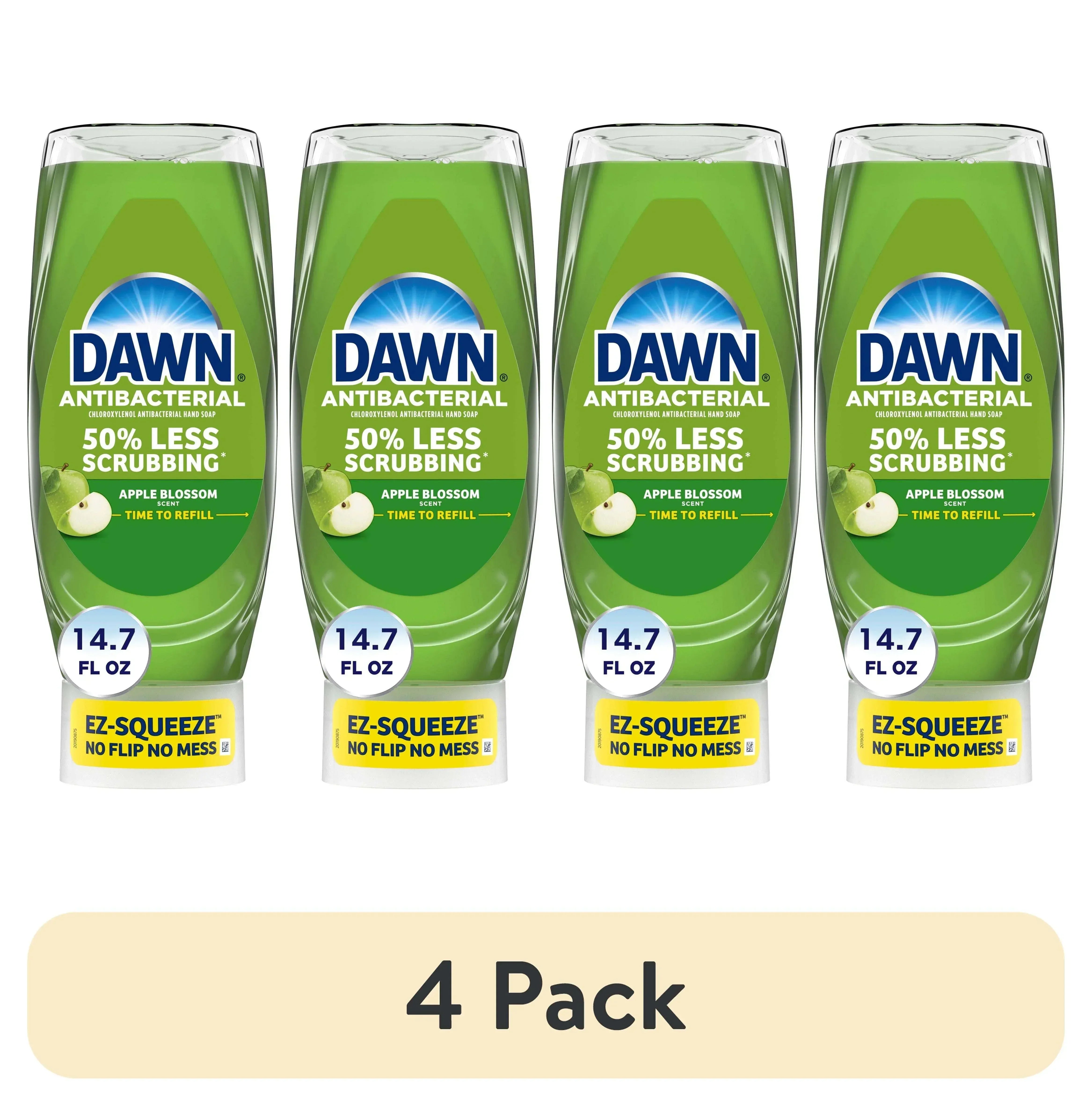 Dawn Ultra Antibacterial EZ-Squeeze Hand Soap, Apple Blossom, 14.7 Fl Oz