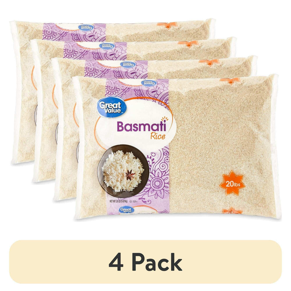 Great Value Basmati Rice, 20 lb - USA MEGA SHOP
