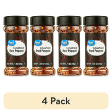 4-pack crushed red pepper jars with red spice seasoning