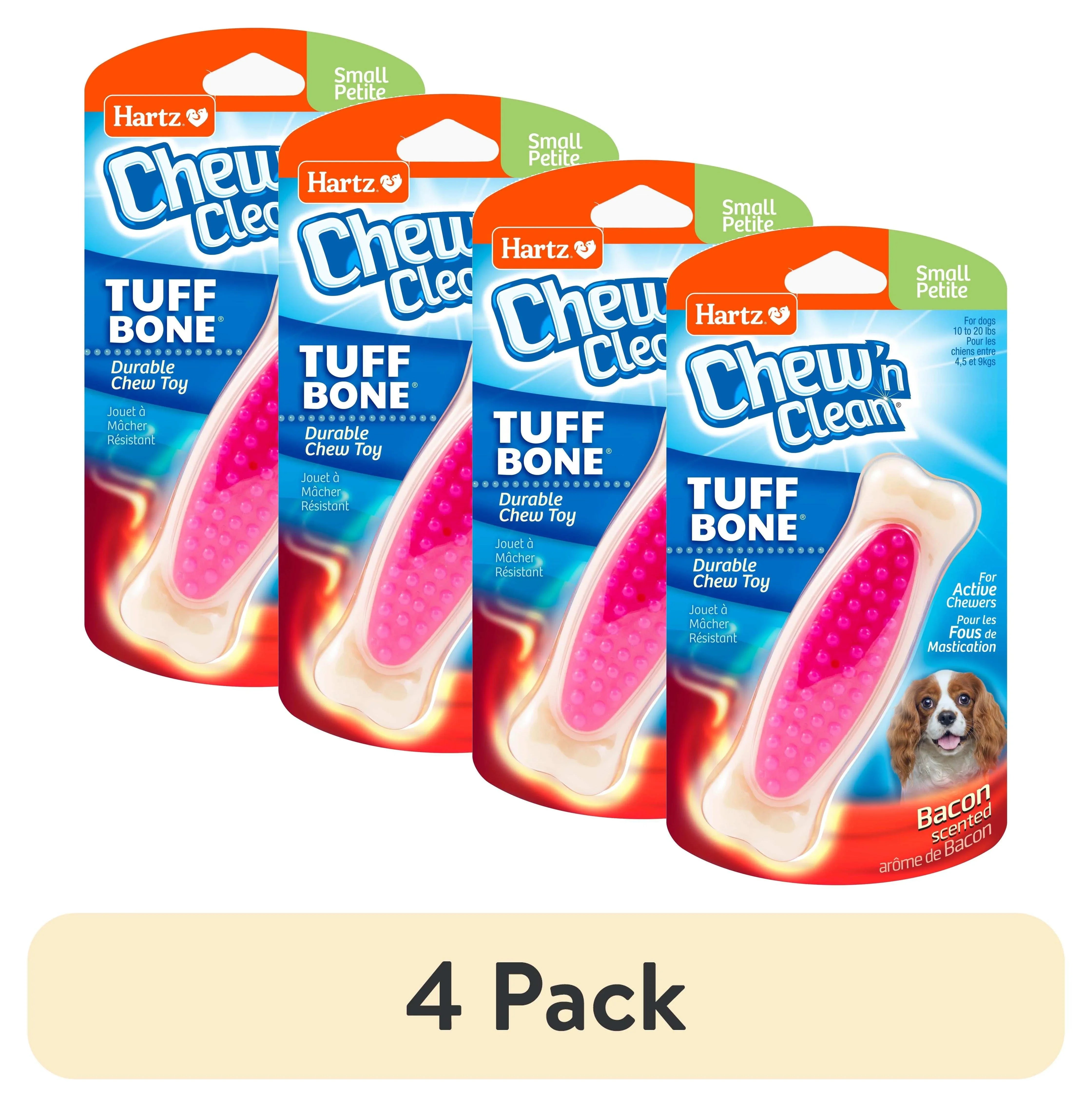Hartz Chew n Clean Tuff Bone Dog Toy, Small, Color May Vary - USA MEGA SHOP