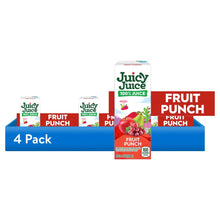 Juicy Juice Fruit Punch 4-pack juice boxes, 6.75 fl oz each