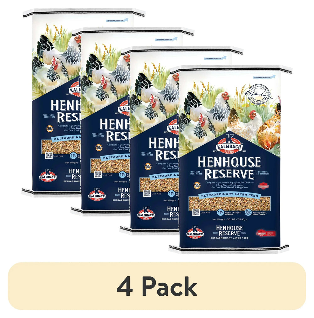 Kalmbach Feeds Henhouse Reserve - Extraordinary Whole Grain Layer Feed for Chickens, 30 lb - USA MEGA SHOP